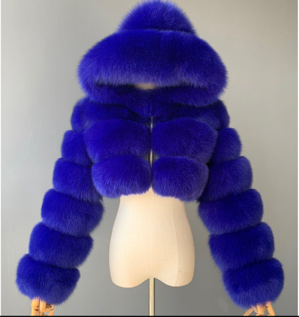 Fur Puffer Coat